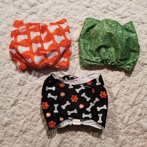 Set of 3 Washable Male Dog Wrap Diapers